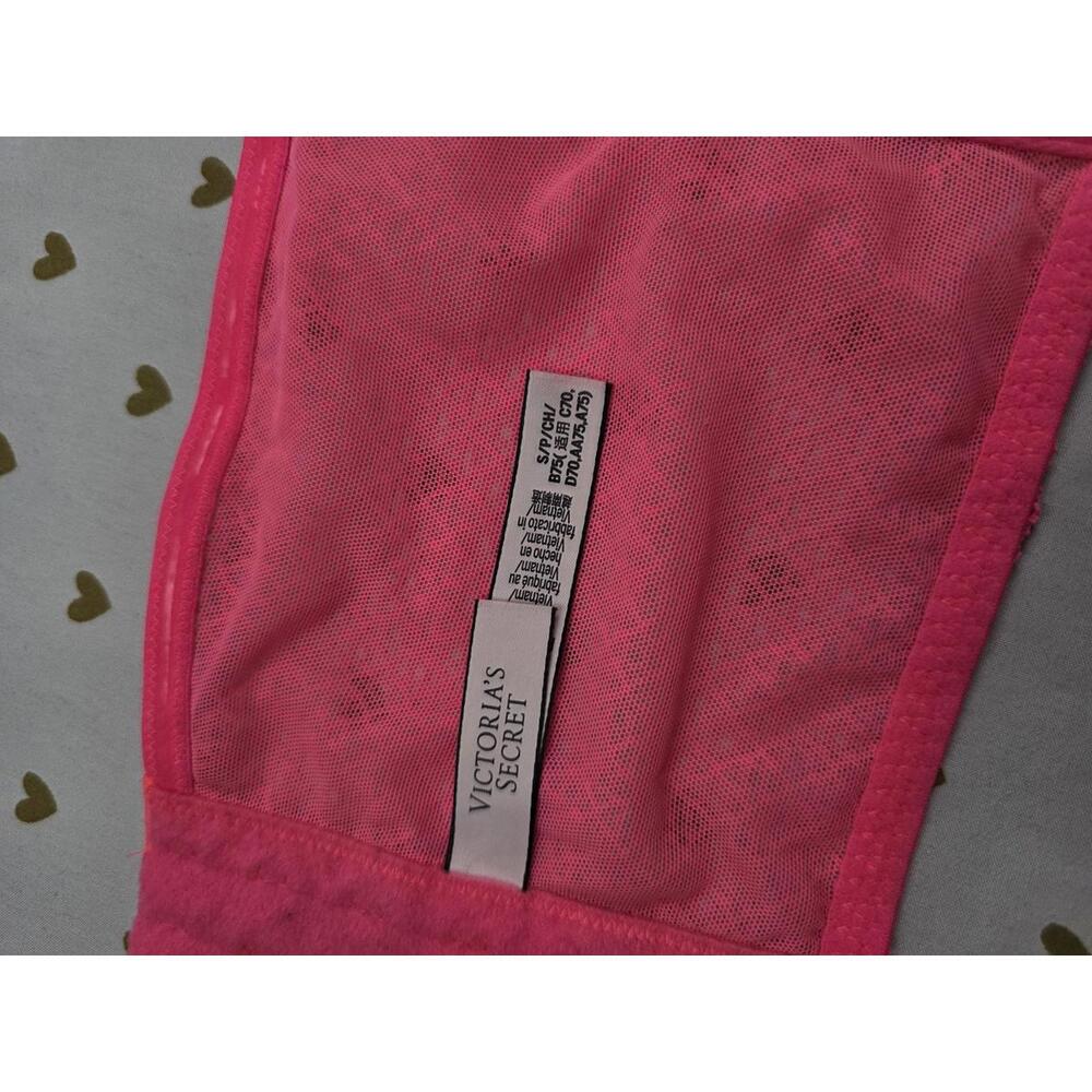 Victorias Secret NEON Lace Push Up Bralette Bustier Top Bra Small - Picture 5 of 5